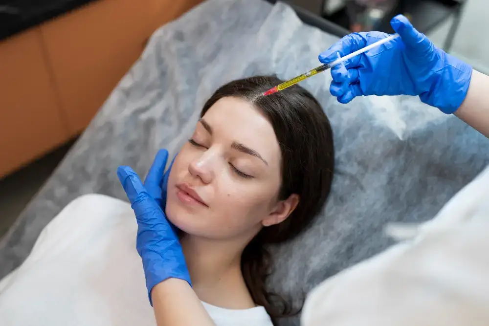 Heat protection for hair after botox hair treatment