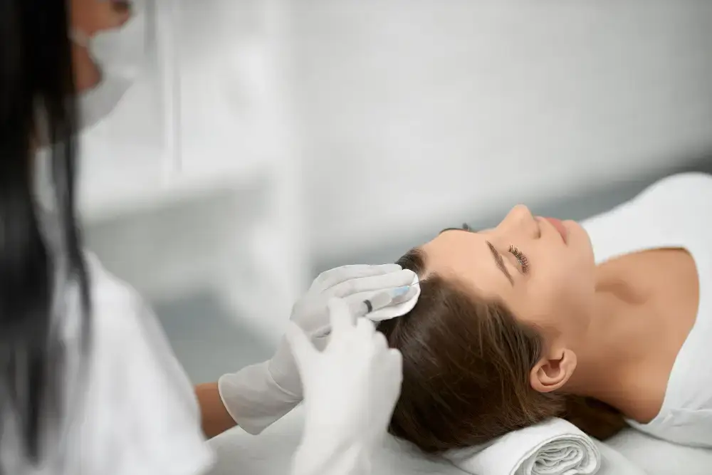 Sulfate-free hair care products for botox hair treatment
